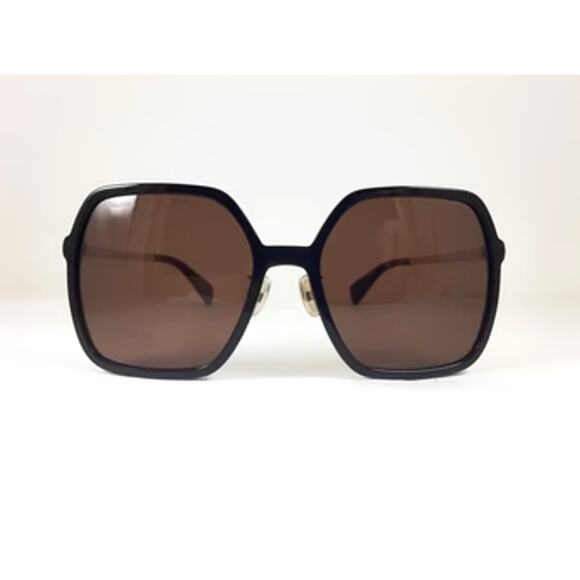 MaxMara Accessories - MaxMara Women's Shiny Black Brown Eyewear Sunglasses